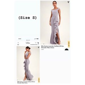 Lulu’s Lavender bridesmaid dress